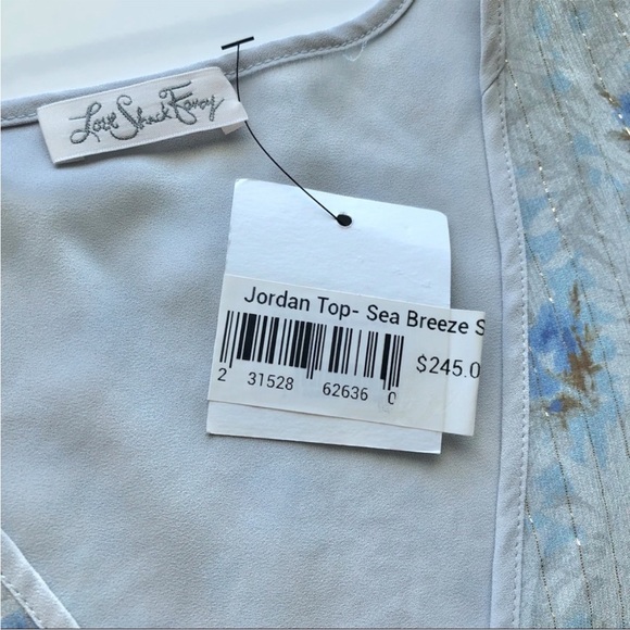 Loveshackfancy Jordan Top in color Breeze - Picture 5 of 5